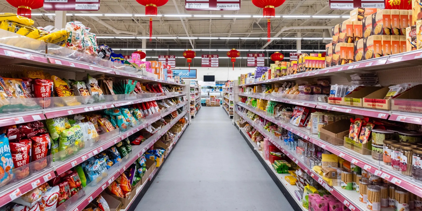 Product selection at 168 Asian Mart